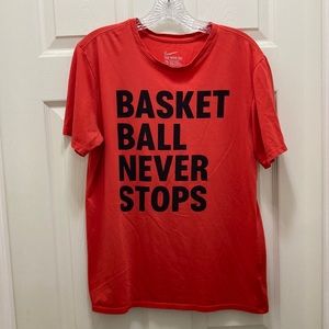 Nike Drifit tshirt Basketball Never Stops
